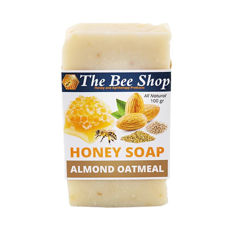 Honey Soap With Oatmeal And Almond 100gr