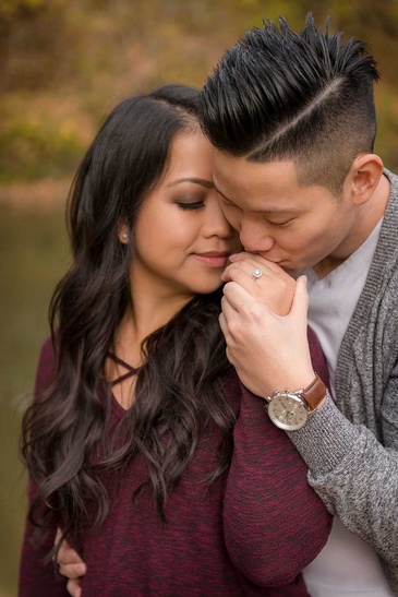 Professional portrait of the couples captured by Flores Photography in toronto