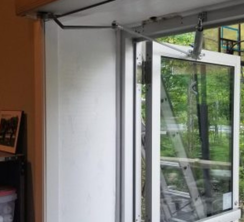 Automatic door system installed on window for easy access in Richmond Hill