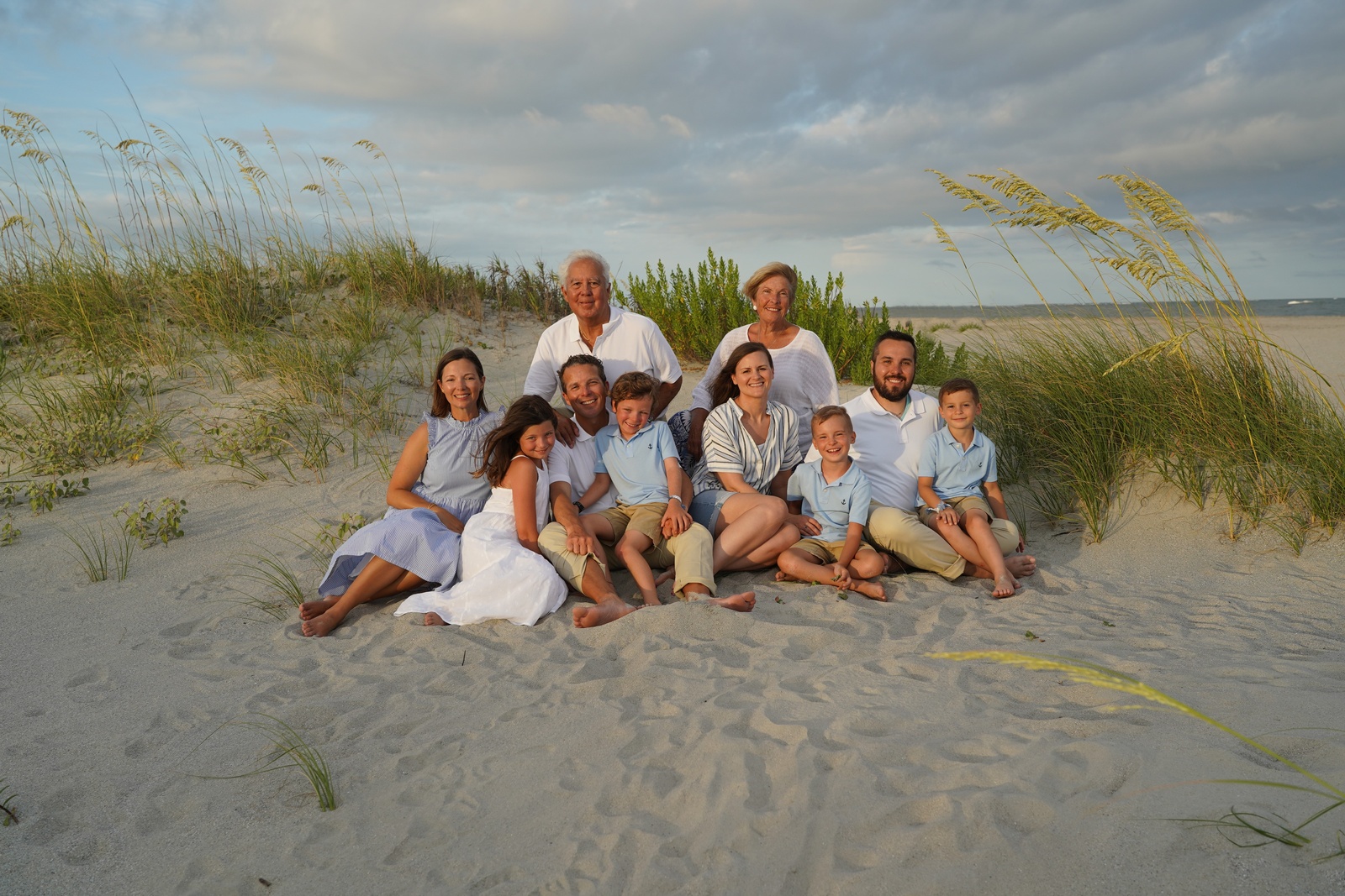 family beach photo
