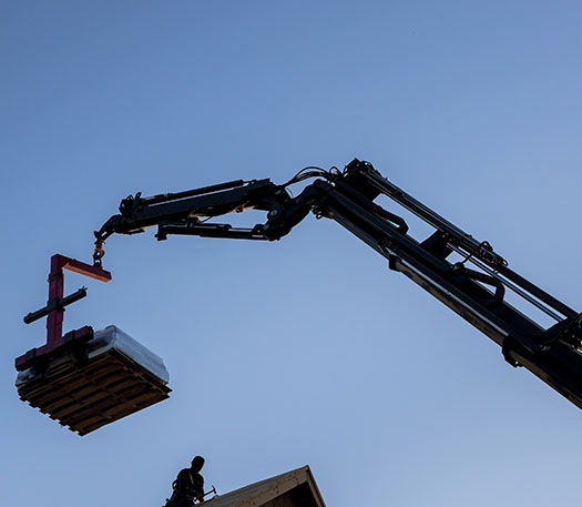 Shingle Rooftop Delivery