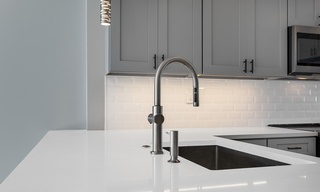Kitchen Equipped with modern faucet kitchen renovation done by Newberry