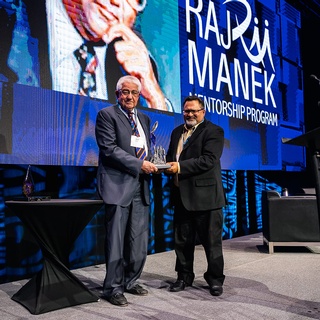 Photo taken during Award Distribution at Raj Manek Mentorship Program by Darkstrand Visuals