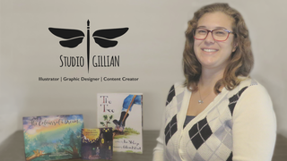 Gillian Hebert - Illustrator, Graphic Designer and Content Creator at Studio Gillian in North Bay, ON