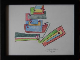 Handcrafted Drawing of files sketched by Yolande Trudeau, an Expert Artist in Montreal, QC