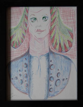 Handcrafted Painting that aligns with your personal journey sketched by Yolande Trudeau