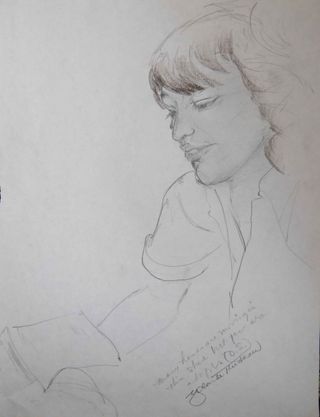 Handcrafted Drawings sketched by Yolande Trudeau in Montreal, QC