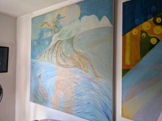 Colorful Art done by Yolande Trudeau, Artist in Montreal, Quebec