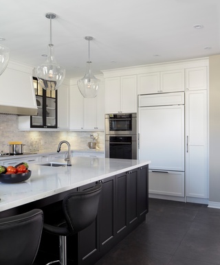 Beautiful Kitchen and Dining Room Renovations with lighting by Concept Build Group