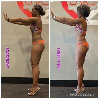 Before and After Fitness Journey of Women with Personal Training from IzzyMo Fitness and Nutrition