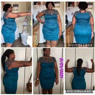 Women Weight Loss Success Journey of IzzyMo Fitness and Nutrition Client