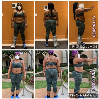 Women's Body Toning Transformation with fitness training from IzzyMo Fitness and Nutrition