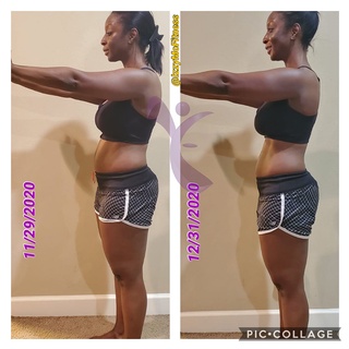 IzzyMo Fitness and Nutrition Client's Weight Loss Transformation Journey
