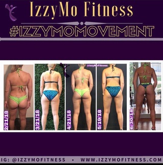 Impressive Toned Glutes Results achieved by clients of IzzyMo Fitness and Nutrition