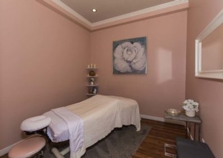 The beautiful and serene atmosphere in the massage area at The Soothing Relief Massage Clinic