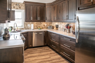 Custom Home Builder offers Wooden Flooring Kitchen Renovation Services across Caledonia, Ontario