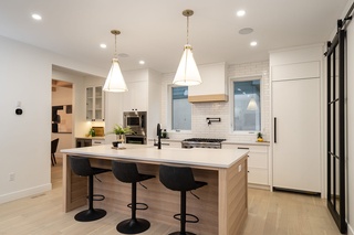 Stunning Kitchen Lighting upgrades done by Residential Electrical Contractors in Winnipeg