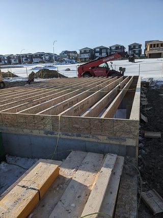 Construction of durable framing for the residential house by Harbottle Homes