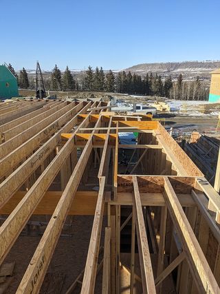 Superior Quality Framing used for Residential Construction by Harbottle Homes