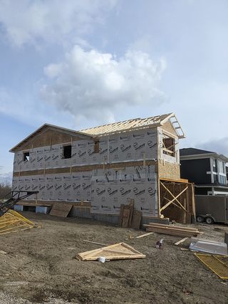 Highest Quality Framing done for building a custom home by Harbottle Homes