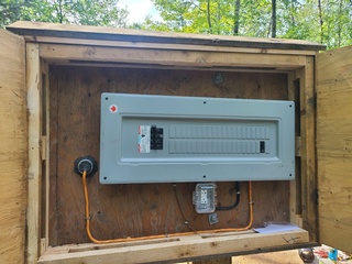 Electrical Fuse Box to carry out Electrical Repairs by Aerial Work Utilities in Canada, USA