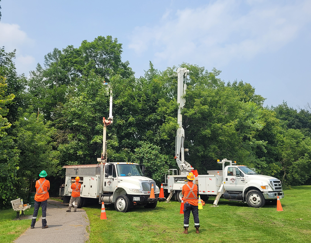 Aerial Work Utilities will get electricity to where you need it ensuring you have a reliable power source