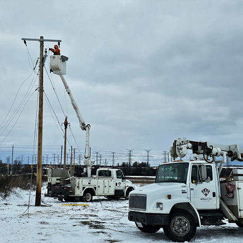 Elevate Your Projects and Homes with Aerial Work Utilities' Power Expertise.