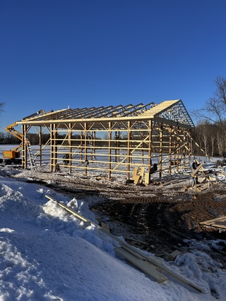 Functional and aesthetic barn constructed in Ontario by Parkhurst General Contracting