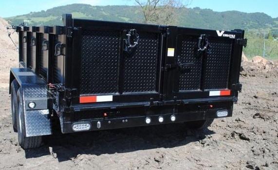 Mid Size Dumps Trailers with Adjustable Couplers for sale at Pacific Rim Trailer Sales in British Columbia