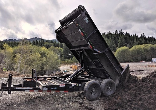 Heavy Duty Tandem Axle Deluxe Dumps Trailers for sale at Pacific Rim Trailer Sales in British Columbia