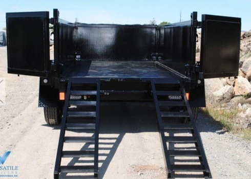Pacific Rim Trailer Sales offer Heavy Duty Deluxe Dumps Trailers with Sliding Ramps for sale