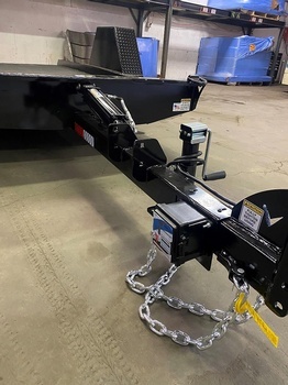 Utility Tilt Deck Trailer with five K front jack for sale at Pacific Rim Trailer Sales in British Columbia