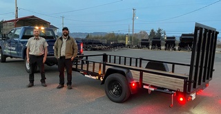 Pleased Buyers of Quad Trailer With Double Ramp System from Pacific Rim Trailer Sales