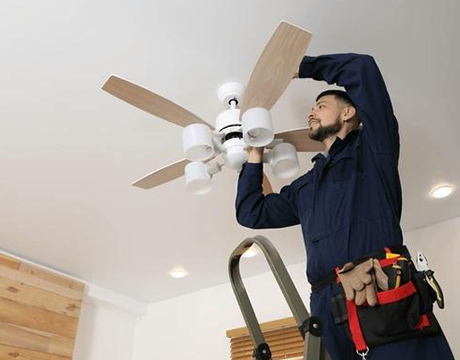Ceiling Fan Installation Electricians in Hinsdale