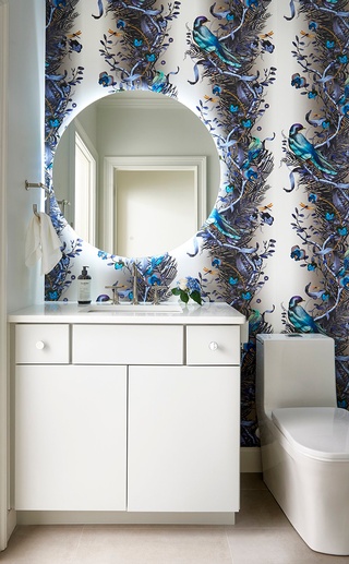Elegant and functional washroom interior design in Dunwoody by expert interior designers of Beauty Is Abundant