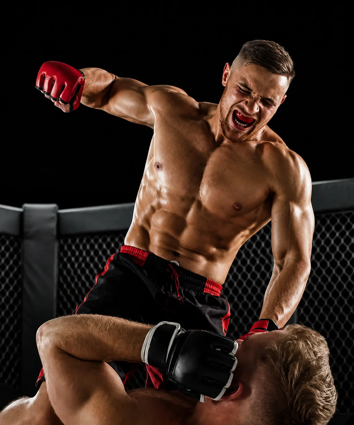 Martial artist receiving neck and shoulder massage for muscle relaxation and improved flexibility at Elite Healers Sports Massage, 120 East 56th Street, Suite 420, New York, NY 10022