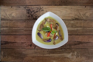 Green Curry with Eggplant