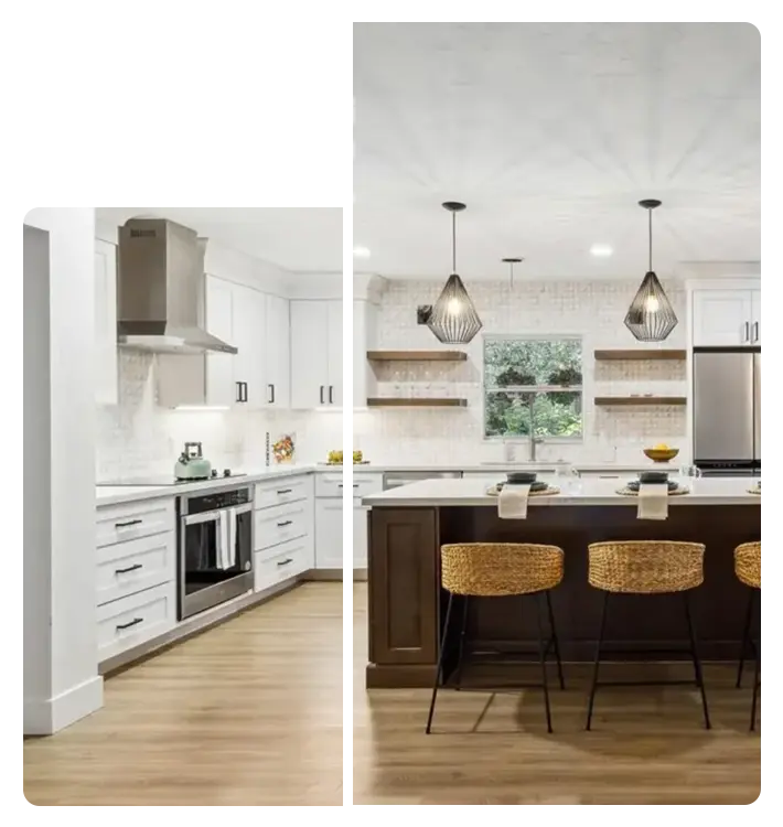 Interior Design Contractors in Alachua County open-concept kitchen