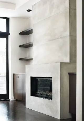 Elevate Tulsa Fireplaces with carefully crafted Natural Stonework, infusing a blend of artistic finesse