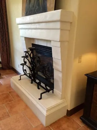 Elevate Tulsa Fireplaces with artful Architectural Stonework, blending style and comfort seamlessly