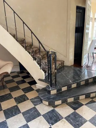Enhance your Tulsa Staircase with masterfully designed Stonework, creating a seamless blend