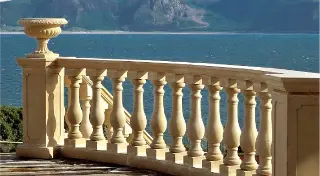 Transform your Balustrade with our Architectural Stonework, infusing a harmonious blend of aesthetics