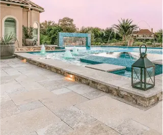 Shape picturesque outdoor retreats in Tulsa with Natural Stone Source Inc Natural Stone Pavers