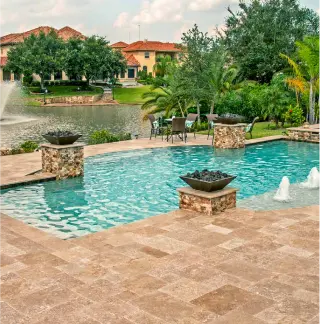 With the timeless grace of Natural Stone Pavers, elevate the outdoor ambiance in Tulsa