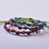 Mini Flower Power, Macrame Bracelets