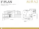 AURA 2 D Plan Front Elevation and Main Floor Custom Home by Noura Homes