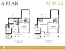 AURA 2 Custom Home Lower Floor Plans A and B Designed by Noura Homes