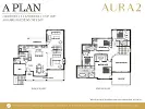 AURA 2 Custom Home Main and Upper Floor by Noura Homes