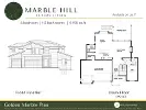 Explore Marble Hill's 6-Bedroom Custom Home - Front Exterior and Main Floor Plan by Noura Homes