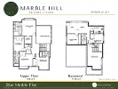 Explore Marble Hill's Luxury Living Upper Floor and Basement Plan - Custom Homes by Noura Homes